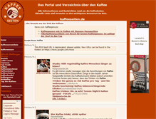 Tablet Screenshot of kaffeeseiten.de